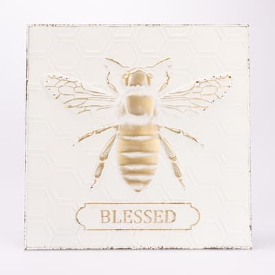 Country Honey Bee Wall Decor Set of 4