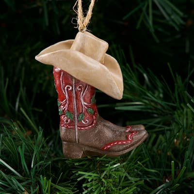 Cowboy Boots Ornament