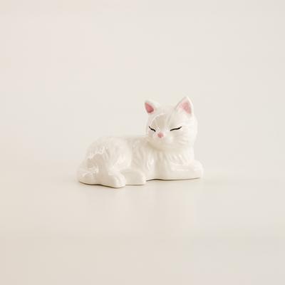 White Cat Mini Salt Shaker