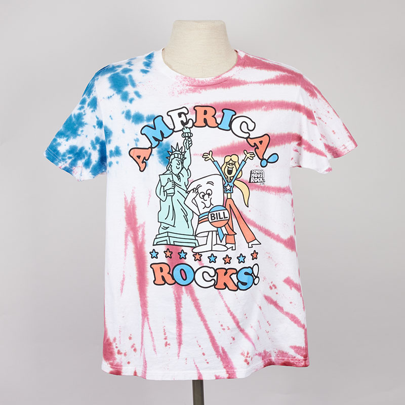 Shop Stevies Boutique Tie Dye School Spirit Tee Rockets / XL