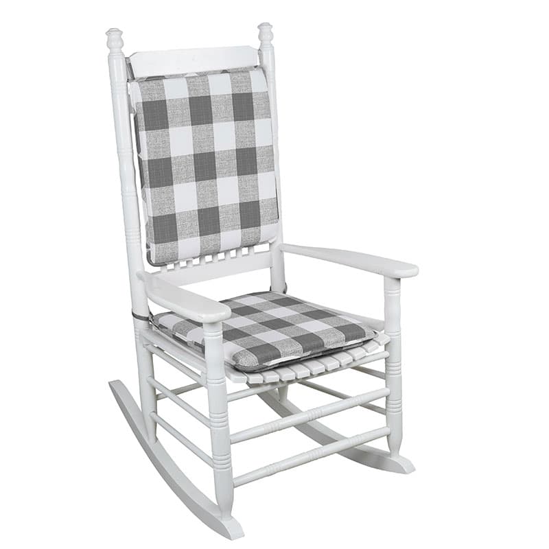 Microfiber rocking chair cushion set by oakridge hot sale