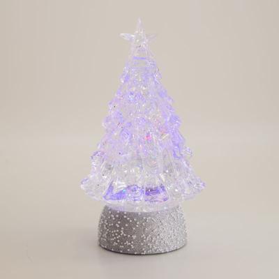 LED Tree Glitter Globe
