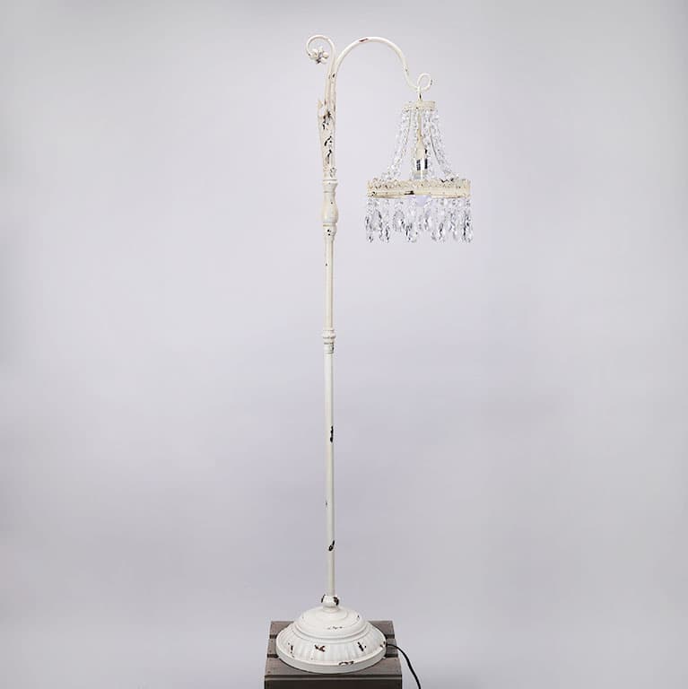 Metal Faux Crystal Floor Lamp Cracker Barrel