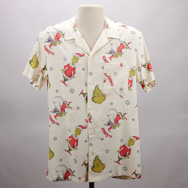 Casual Grinch Print Crew Neck T Shirt main image 1