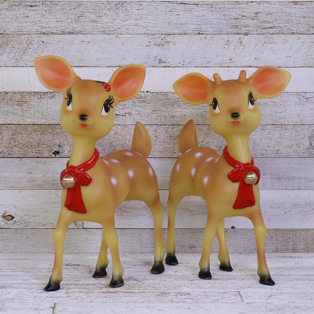 LAST shops ONE-Brand New LED 4.5 foot Feeding Reindeer Blow Mold BLOWMOLD Christmas