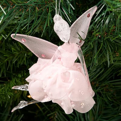 Pink Fairy Ornament