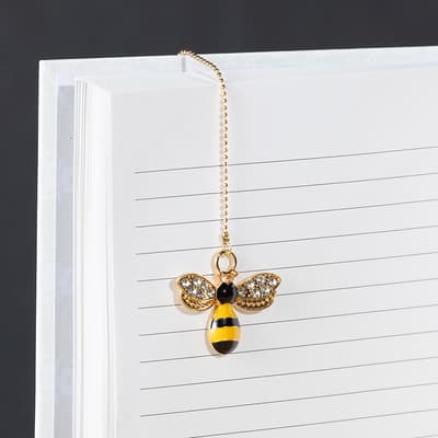 Bee Charm and Tassel Bookmark