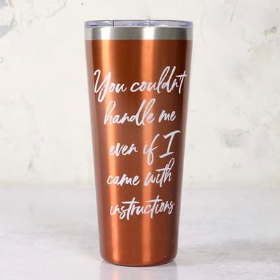 Instructions 30 oz. Tumbler