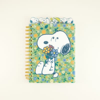 Peanuts 6-Tab Poly Journal