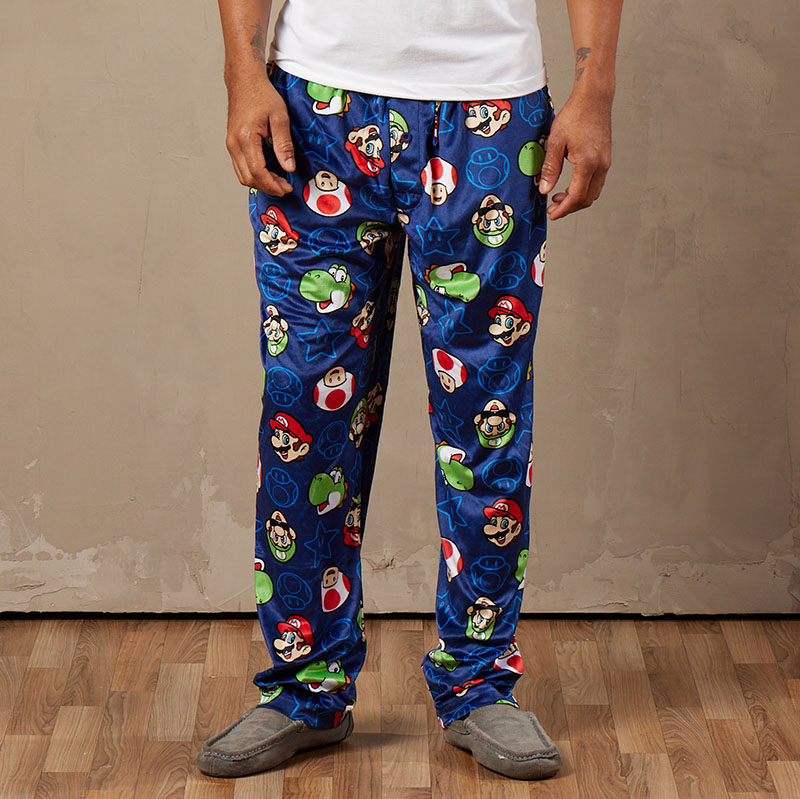 Super Mario Blue Lounge Pants - Cracker Barrel