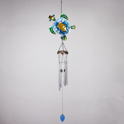 Solar Sea Turtle Wind Chime