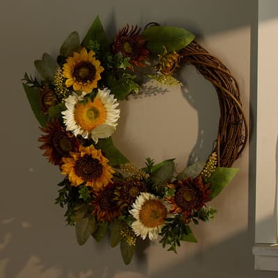 Harvest Floral Wreath