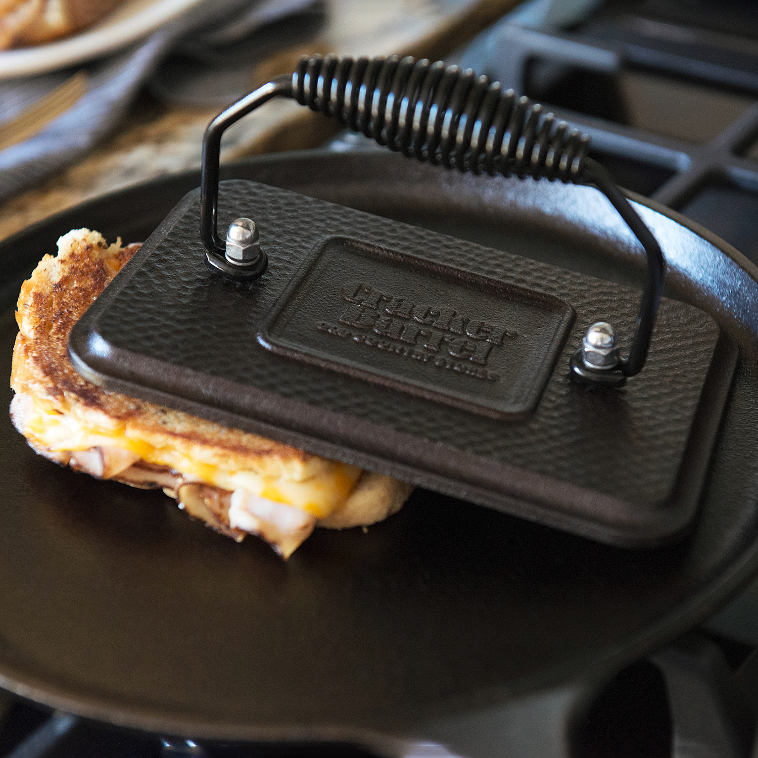 Lodge ® Rectangular Cast Iron Grill Press