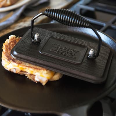 Lodge &reg; Rectangular Cast Iron Grill Press