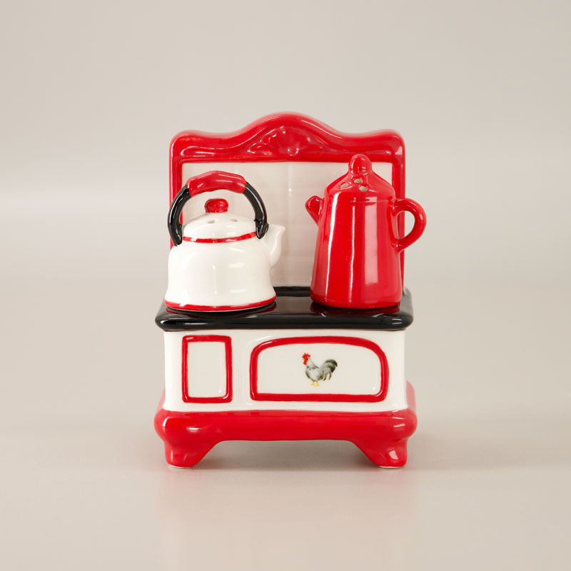 Old Fashioned Stove Salt and Pepper Set - Cracker Barrel