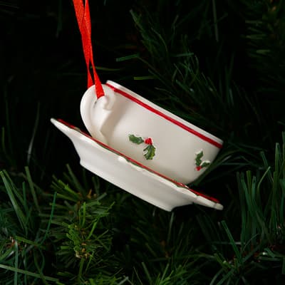 Tea Cup and Saucer Ornament