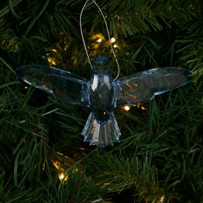 Blue Hummingbird Ornament