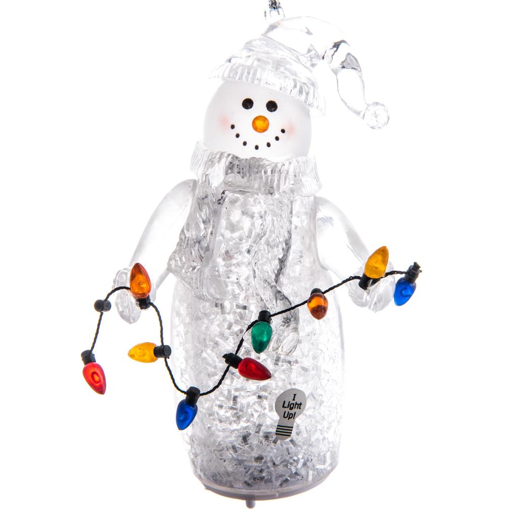 Light-Up Musical Snowman Decor with Rotating Train Elegant Christmas -  Cracker Barrel