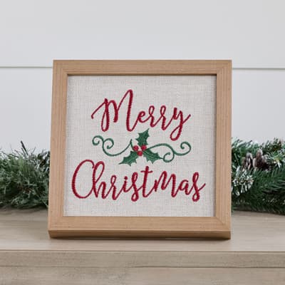 Merry Christmas Easel Sign