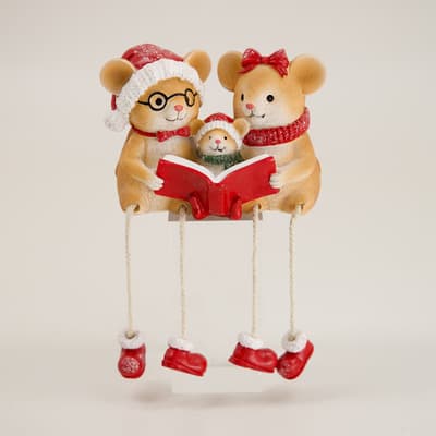 Christmas Mouse Family Sitter