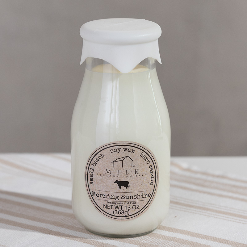 Milk Reclamation Barn Morning Sunshine Candle