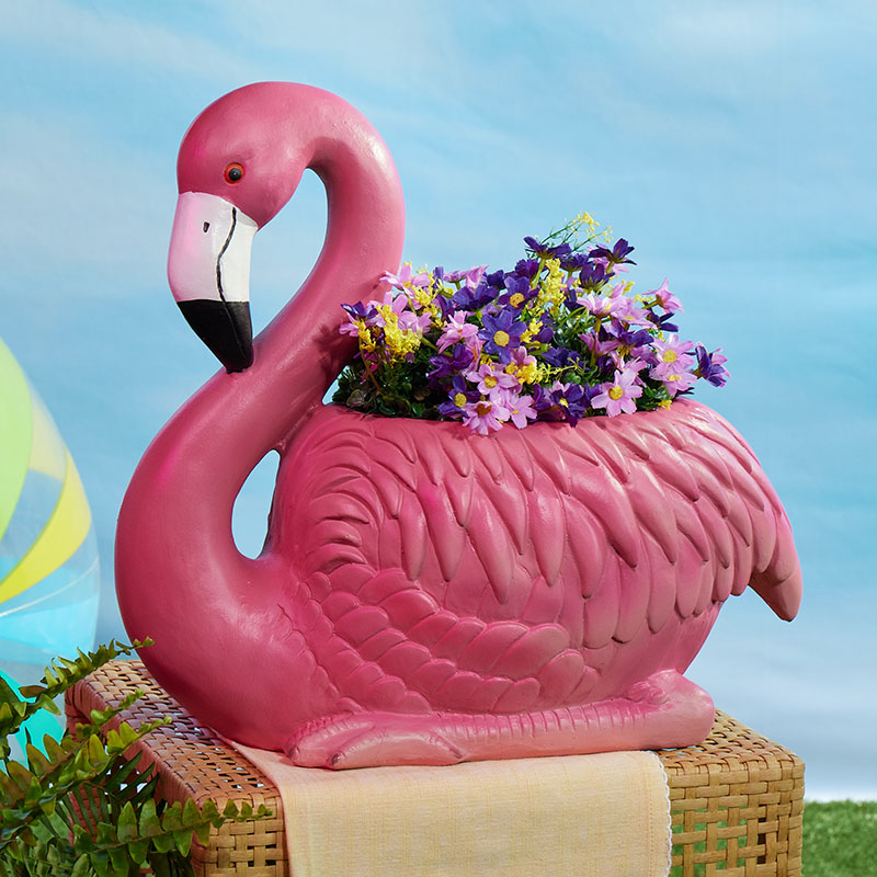 Flamingo Planter Cracker Barrel