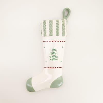 Ceremic Stocking Wall Hanging