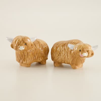 Highland Cows Salt and Pepper Set