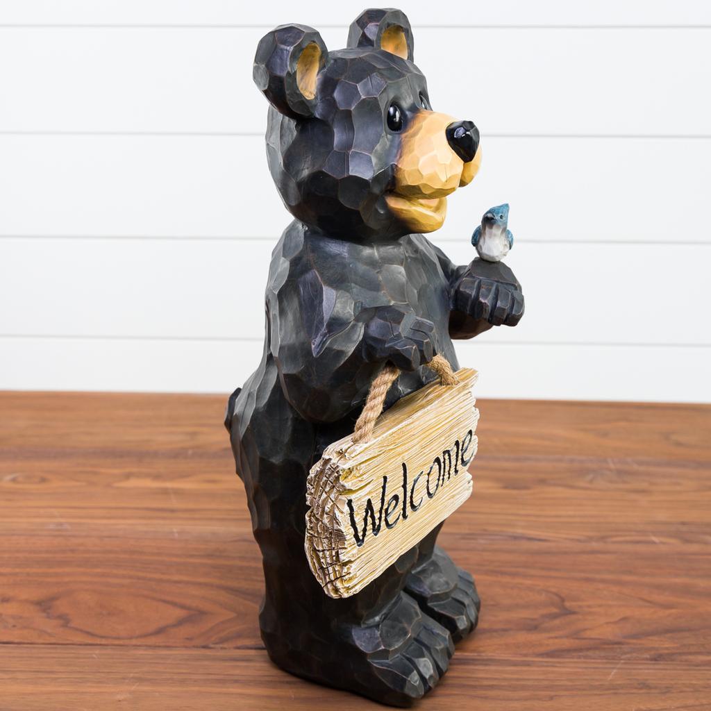Welcome Bear Statue - Cracker Barrel