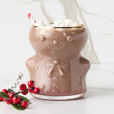 Gingerbread Man Glass Tumbler