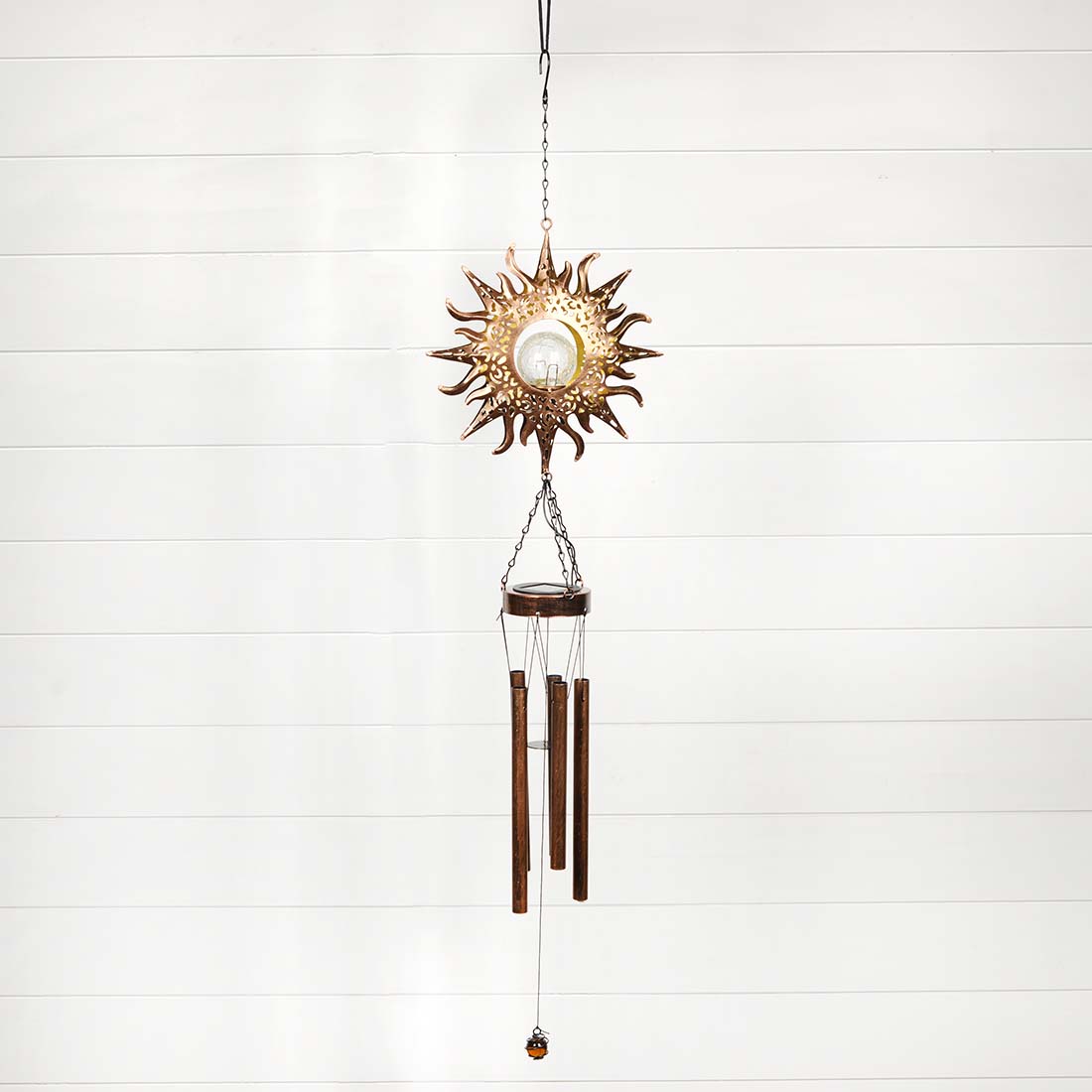 Solar Sun Wind Chime Cracker Barrel
