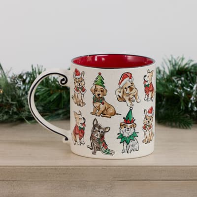 Holiday Dogs Mug