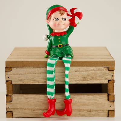 Elf with Candy Sitter