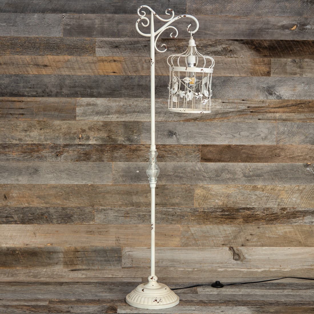 shabby chic standing lamp