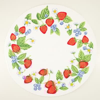 Strawberries Braided Placemat