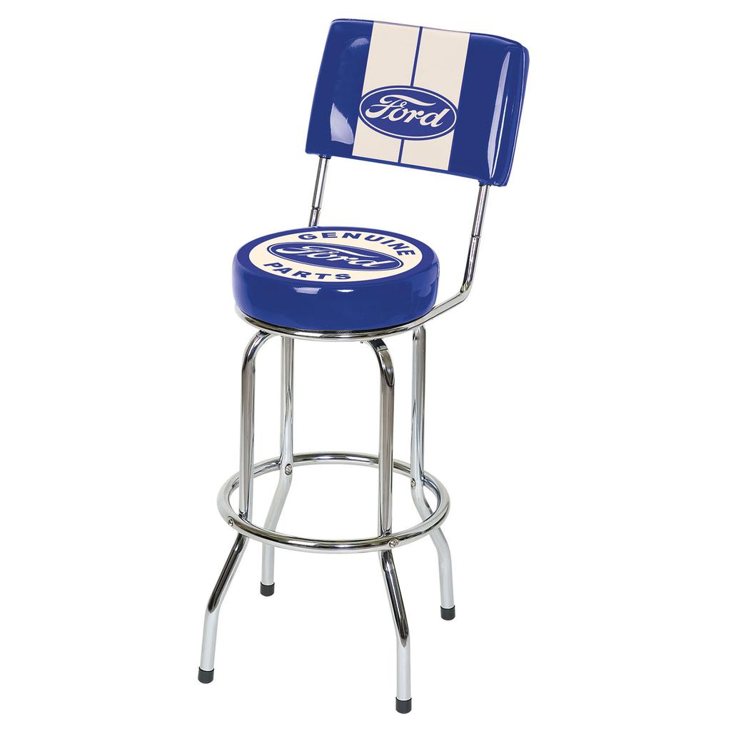 Ford garage stool with backrest new arrivals