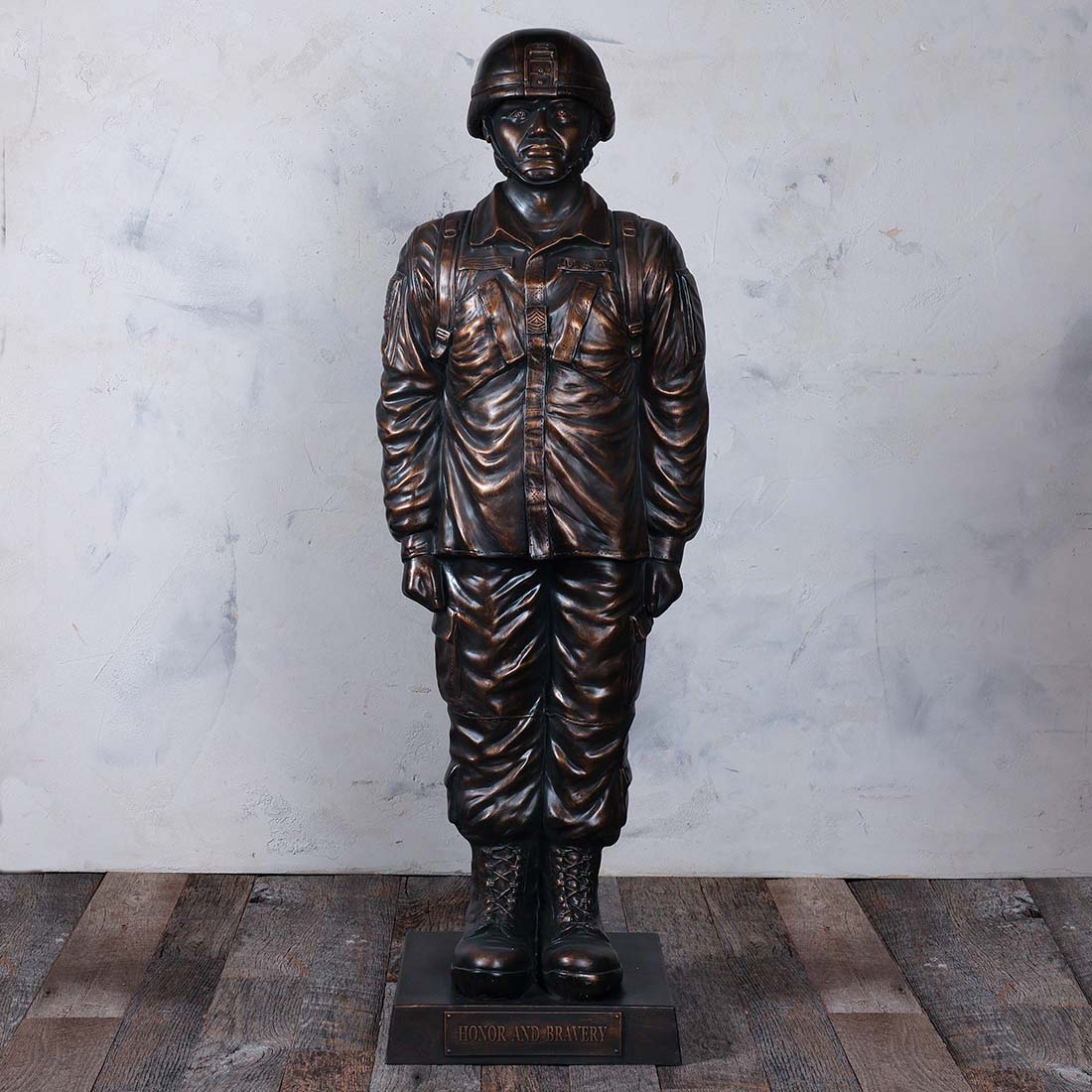 Soldier Flag Holder Male Cracker Barrel