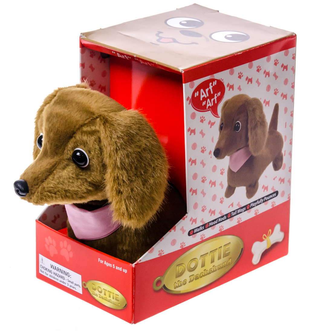 walking dachshund toy