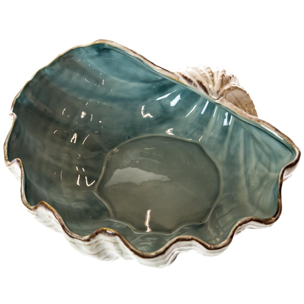 Shell Stoneware Serving Bowl, Collections, Coastal