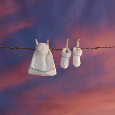 Infant Cozy Pom Hat and Bootie Set