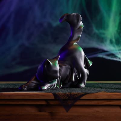 Ghost Cat Figurine