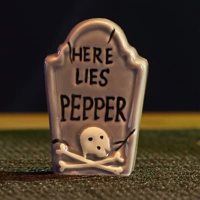 Tombstone Mini Pepper Shaker