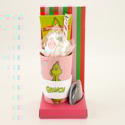 Grinch Pink Mug and Cocoa