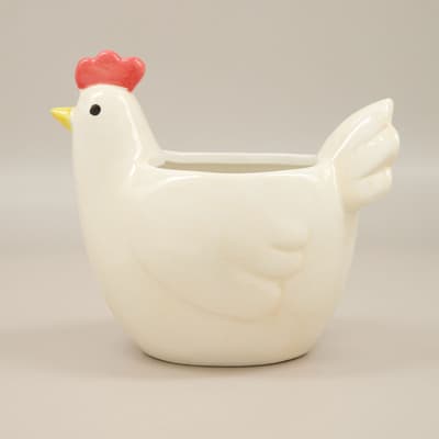 Ceramic Chicken Flower Pot