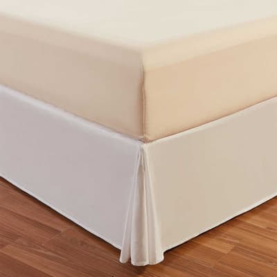 Beige Bedskirt - King