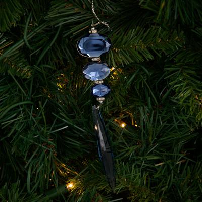 Blue Jewels Drop Ornament