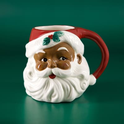 African American Santa Mug