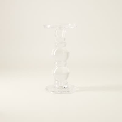Medium Glass Taper Candle Holder
