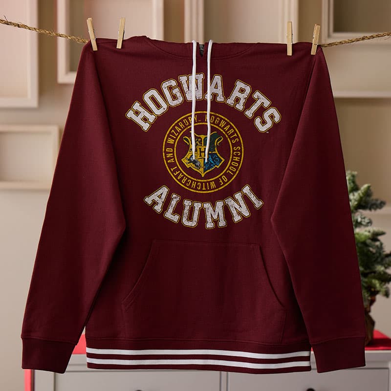 Harry Potter Hogwarts Alumni Red Hoodie Cracker Barrel