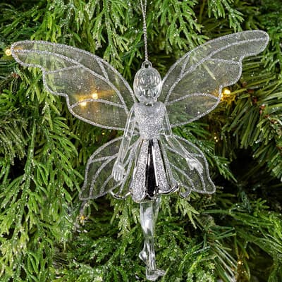 Silver Fairy Ornament